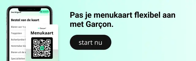 Garcon, de digitale gratis menukaart